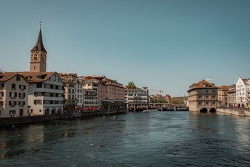 Fototapeta premium view of the old town