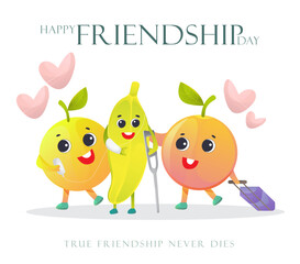 happy friendship day illustration