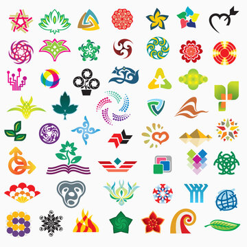 Set of vector icons on a theme of culture, a science, art, feelings