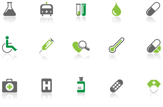 Healthcare and Pharma icons for your website