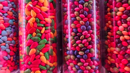 A lot of colorful candies