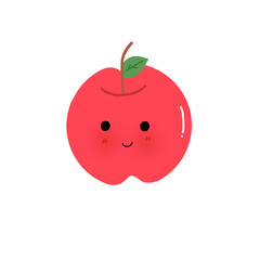 red apple