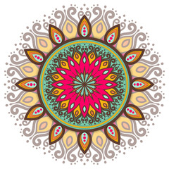 abstract Indian Mandala motif