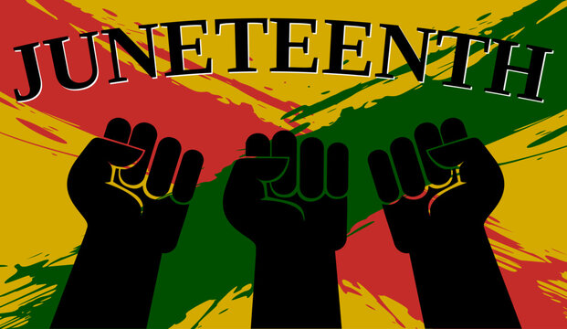 Juneteenth, June 19, Freedom Day, Emancipation day, holiday. Can be used as poster, banner, greeting card or background, Vector image