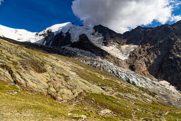 Fototapeta na wymiar Aiguille et glacier de Bionnassay I