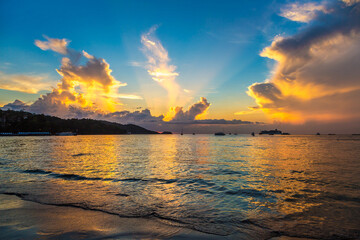 Sunset at Patong beach