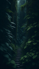 Fototapeta na wymiar Rain Forest