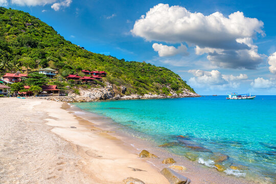 Aow luek beach at Koh Tao island