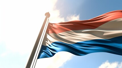Luxembourg flag, Generative Ai