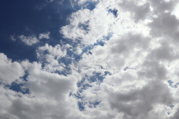 dramatic cloudy nice blue sky heaven air