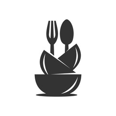 food logo template. Icon Illustration Brand Identity. Isolated and flat illustration. Vector graphic