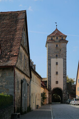 Fototapeta premium Puerta del castillo, Rothenburg ob der Tauber
