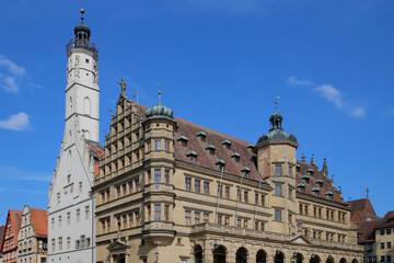 Fototapeta na wymiar Ayuntamiento de Rothenburg ob der Tauber