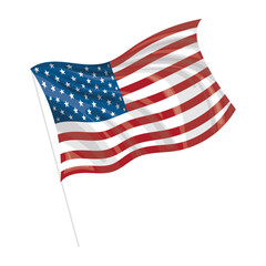 Isolated colored flag of the United States Vector illustration