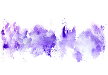 purple watercolor.