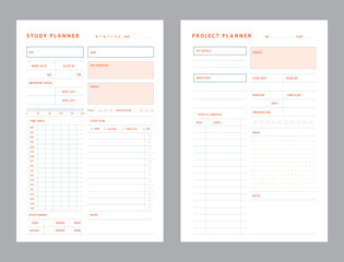 set of 2 Project Planner.