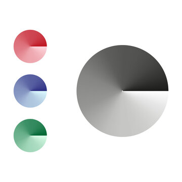 RGB color wheel spectrum selector picker. RGB palette logo. Color rainbow diagram circle. Vector illustration.