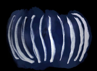 抽象的　水墨画　背景素材