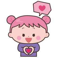 嬉しい　女の子