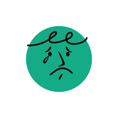 Abstract Emoticon Cartoon