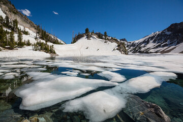 Obraz premium Mountains lake