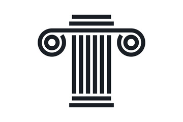 Law legal logo design vector	
