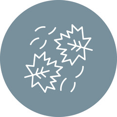 Leaves Falling Icon