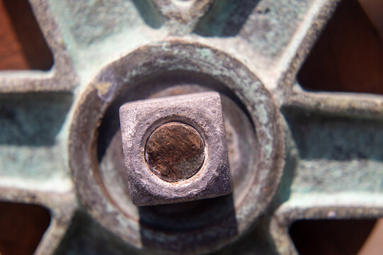Closeup of a center of a meal whell
