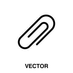 Obraz premium Clip icon, vector illustration. clip icon illustration isolated on white background, clip icon.eps
