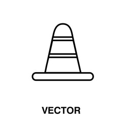 Cone icon,vector illustration. cone icon illustration isolated on White background, cone icon.eps