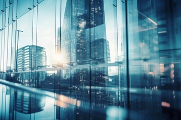 Future Urban and Corporate Architecture Created with Generative AI