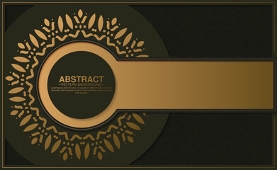 Luxury ornamental mandala background with arabic islamic east pattern style premium