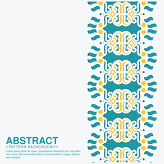 colorful ornament pattern design background