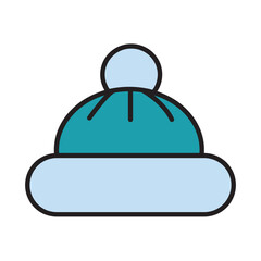 Filled Line BEANIE design vector icon design vector line icon svg