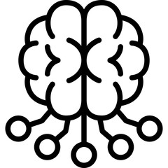 brain line icon