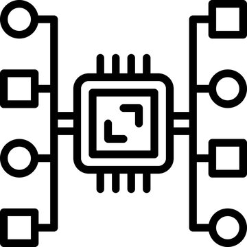 algorithm line icon