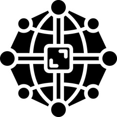 network solid icon