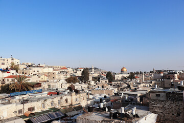 Fototapeta na wymiar israel jerusalem old town city
