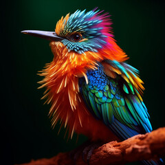 Colored bird 