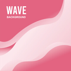 Abstract pink Wave Background with empty space