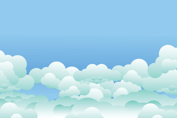 Cloud with Blue Sky Landscape
