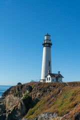 Fototapeta na wymiar Pigeon Point Lighthouse in Pescadero, California