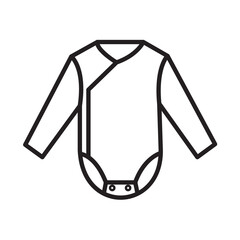 LONG HAND JUMPSUIT design vector icon design vector line icon svg