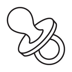 PACIFIER design vector icon design vector line icon svg