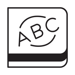 Solid Line BABY BOOKS design vector icon design vector line icon svg