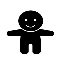 Solid A BOY design vector icon design vector line icon svg