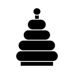 Solid TOY RING DONUT design vector icon design vector line icon svg