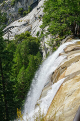 View of the Vernal Falls in Yosemite National Park