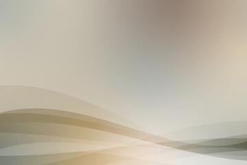 グラデーションが綺麗な曲線で構成された背景イラスト素材