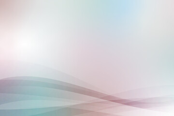 グラデーションが綺麗な曲線で構成された背景イラスト素材